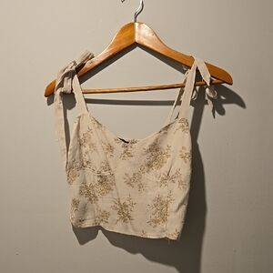Floral Cream Women's Top